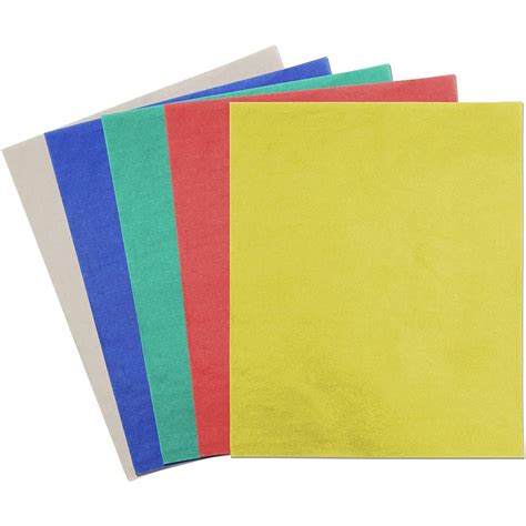 Carbon Paper for Tracing on Fabric, Wood, and Canvas (5 Colors, 9 x 11 ...