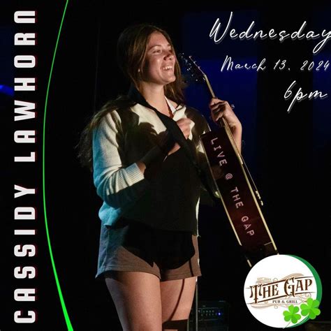 Cassidy Lawhorn LIVE @ The Gap , The Gap Pub & Grill, Wilmington, March ...