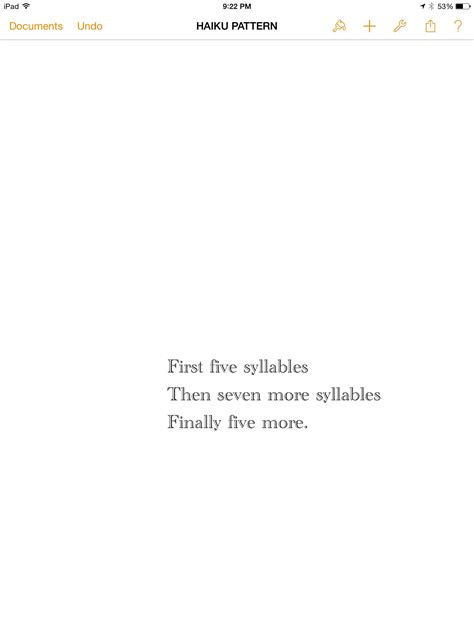 Haiku Syllable Counter