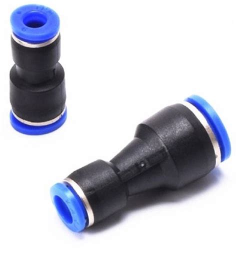 DLEIN Pu connector 8mm to 6mm Air Pipe pneumatic push connector ...