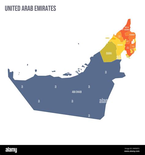 Uae Political Map Arab States Of The Persian Gulf Wikipedia