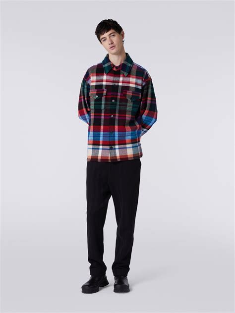 Wool and cotton overshirt Multicoloured | Missoni