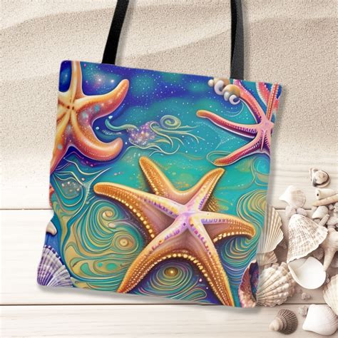 Star Fish Tote Bag, Beach Tote, Cute Beach Bag, Star Fish Bag Gift ...
