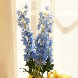 Buy PURE HOME + LIVING Dark Blue Faux Delphinium Spray 1 Piece Online ...