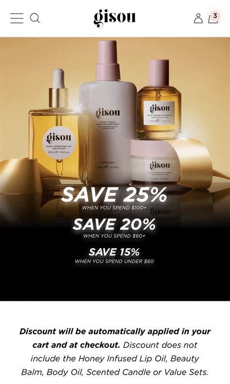 Gisou Sale 15% off $60, 25% off>$100 : r/MUAontheCheap