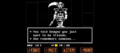 Who does Undyne remember in this moment?Cause i cant think of anyone who'd say this to her : r ...