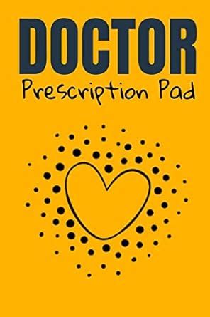Doctor Prescription Pad: Doctors Patient Prescription Rx Pad Paper ...