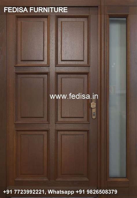 Wooden Door Design Double Door Design Main Door Grill Designs For Flats ...