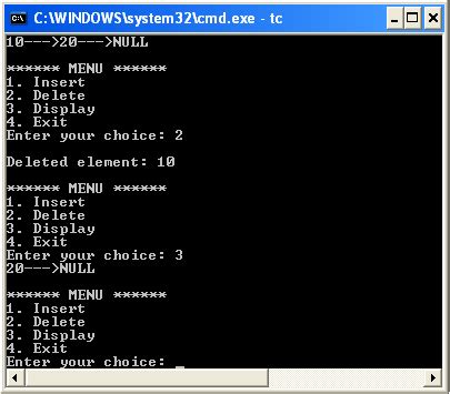 Image result for Queue Using Linked List in Data Structures through C Program