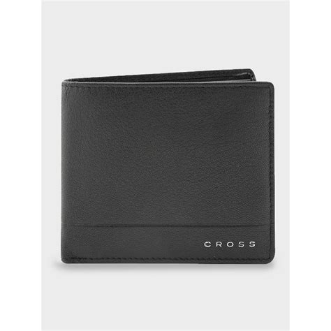 Buy Cross Black Color Mono Bi Fold Coin Wallet Online