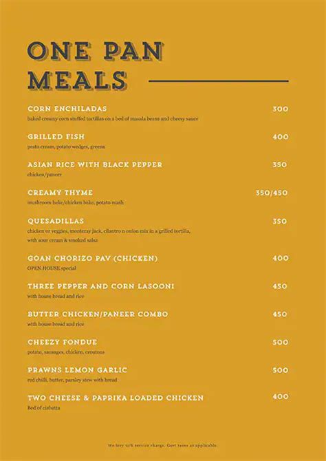 Menu at Sizzle House Dine In, Mumbai