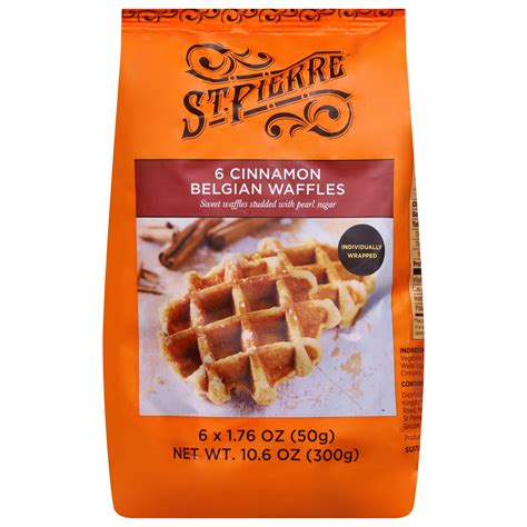 St Pierre Cinnamon Belgian Waffles - Shop Snack cakes at H-E-B