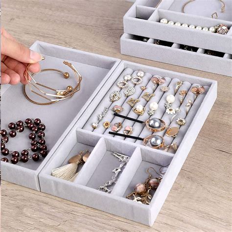 Storage Rack Necklace Earrings Ring Bracelet, Mini Jewelry Box 価格