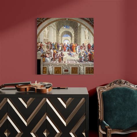 Buy The School of Athens by Raphael Canvas Giclee Print World Famous ...