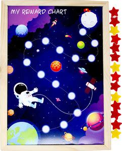 the rosette imprint Wooden Reward Chart with Magnetic Stars for Kids ...