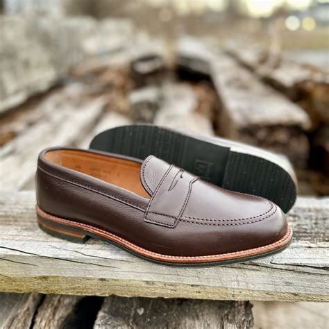D2203L - Penny Loafer in Brown Lady Calf - ALDEN SHOES