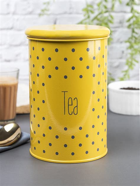 Yellow Tea Jar with Lid (900mL) - Market99 – MARKET99