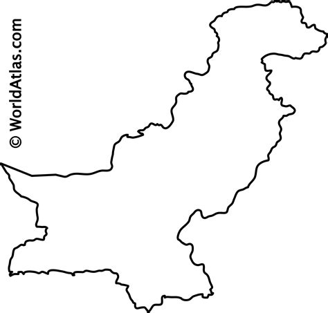 Afghanistan Map Outline Blank Coloring Country Activity Enchantedlearning Printable Research ...