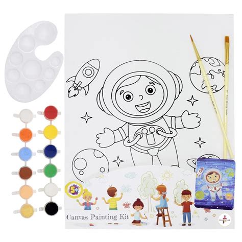 Kalakaram Canvas Painting Kit -Space Boy — Toycra