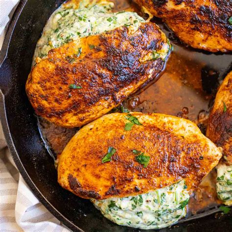 Spinach Cream Cheese Stuffed Chicken Breast 🥰 – New and Tips