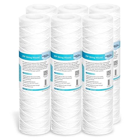 Membrane Solutions 10 Micron String Wound Water Filter Universal Whole ...
