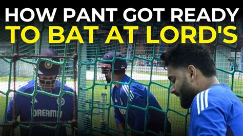 Rishabh Pant battled pain, worked hard in nets on Day 2 to bat at Lord ...