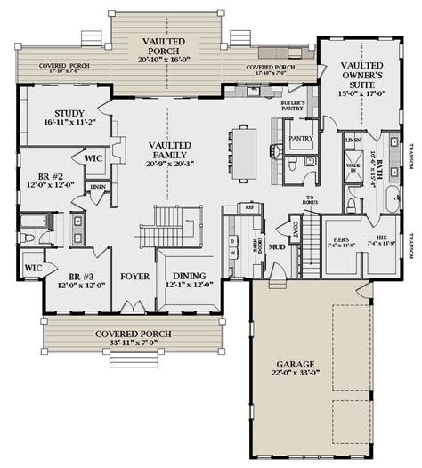 Classic American Home Floor Plans