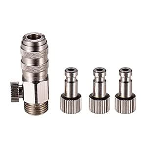 Wowobjects® Airbrush Quick Disconnect Coupler Release Fitting Adapter ...