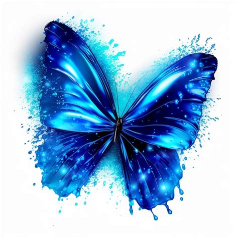 Gracieux Flutter Butterfly Clipart | Image Premium générée à base d’IA