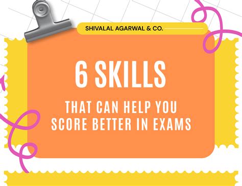 6 Skills That Can Help You Score Better in Exams – Shivalal Agarwala & Co.