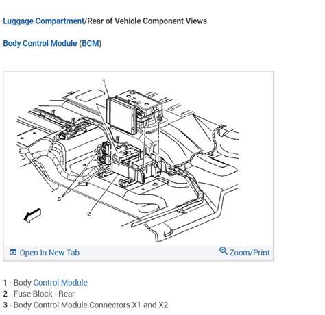 2008 GMC Acadia Body Control Module Location 的图像结果