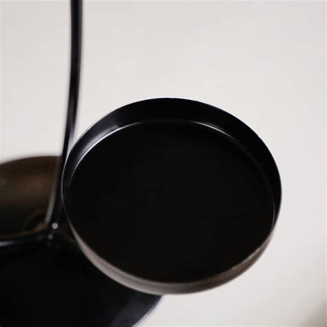 3 Arm Metal Candle Stand Black Online - Premium Candle Holder | Nestasia