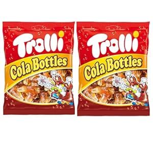 Trolli Cola Bottles Jelly Candy Combo Cola flavoured Gummy Candies ...