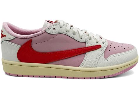 JORDAN 1 RETRO LOW OG SP TRAVIS SCOTT SAIL TROPICAL PINK PS