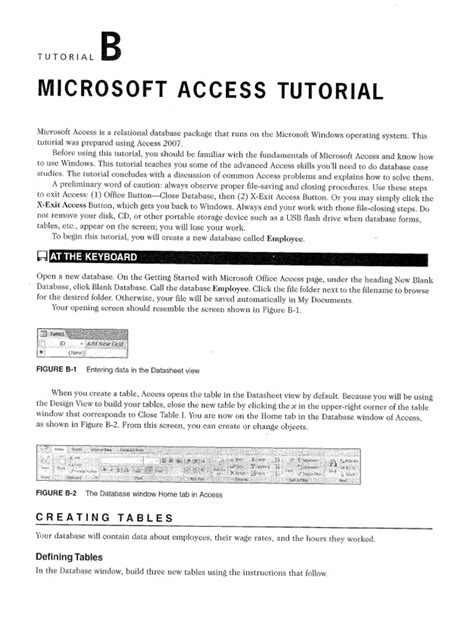 Image result for MS Access Tutorial PDF