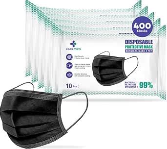 Careview N95 3 Ply Disposable Surgical Face Mask Pouch and built in ...