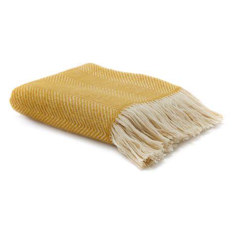 MoDRN Wool Raised Decorative Throw Blanket, Gold, 50" x 60" - Walmart.com