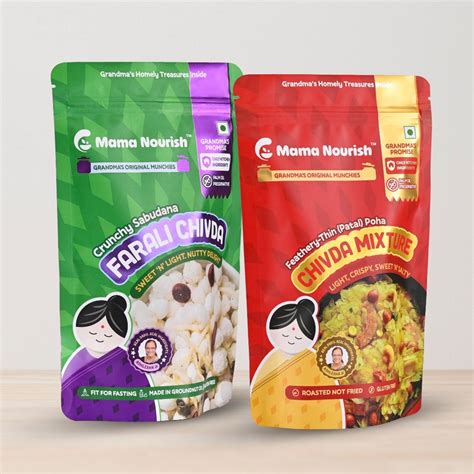 Mama Nourish Chivda Combo - Patal Poha Chivda + Farali Mixture ...