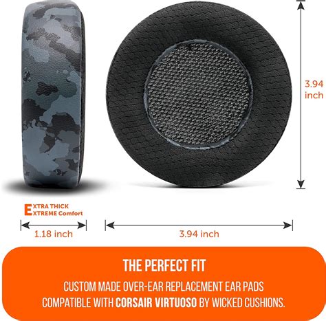 Buy WC Freeze Virtuoso - Hybrid Fabric Cooling Gel Replacement Earpads ...