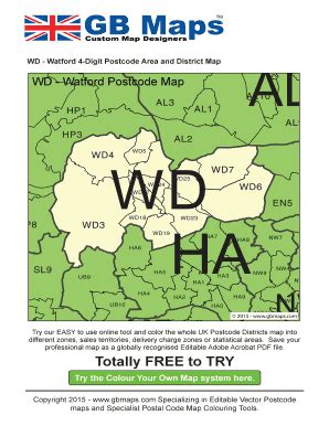 Wd Postcode - Fill Online, Printable, Fillable, Blank | pdfFiller