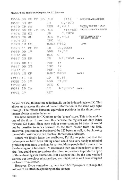 Image result for ZX Spectrum Machine Code