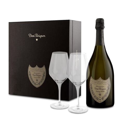 Dom Pérignon Vintage 2009 0.75L (12.5% Vol.) with GB incl. 2 glasses ...
