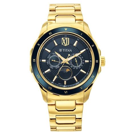 1688KM05 Titan Regalia Premium Green Dial Quartz Multifunction Stainle