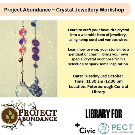 Crystal jewellery workshop with Lewis Vernum & Sophie Graves ...