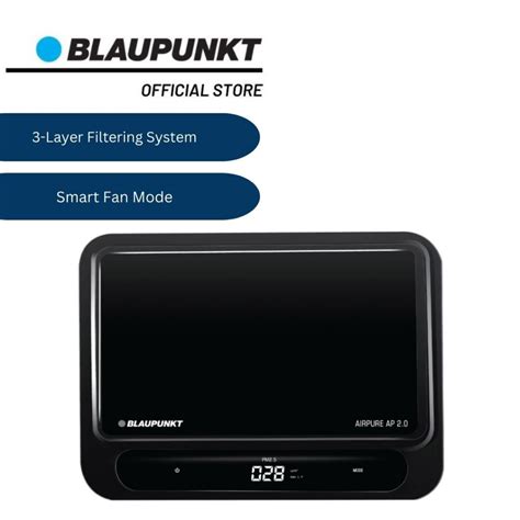 Blaupunkt Air Purifier AIRPURE AP 2.0 3-layer Filtering System | Smart ...