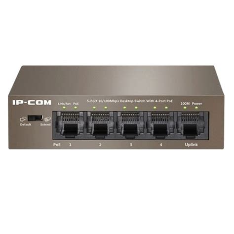 IP-COM F1105P-4-63W 5-Port Fast Ethernet Umanaged PoE Switch with 4-Po ...
