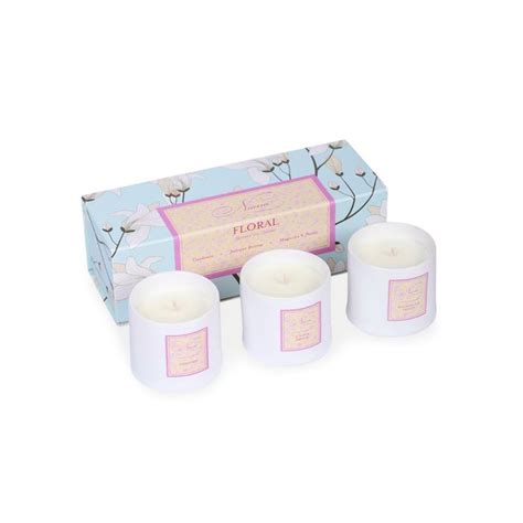Buy Niana Floral Collection - Set Of 3 Candles Online