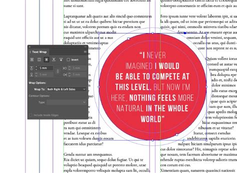 Image result for How to Do Text Wrap in InDesign