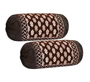 Buy Fresh From Loom Wrinkle Free Bolster Cover Set | 16x32 Inches |300 ...