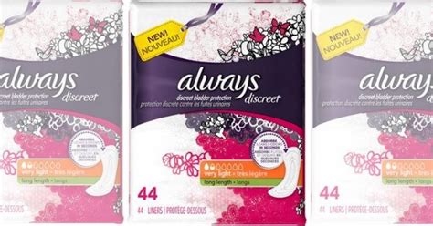 Always Discreet and Pads Liners 的图像结果